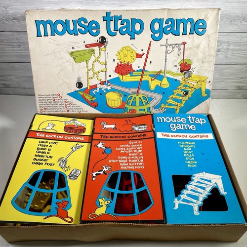 Vintage mouse trap board game - vintage,