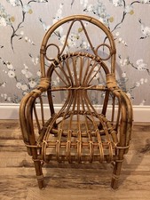 Vintage Ornate Rattan Bamboo