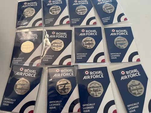 Raf royal air force 50p - air,