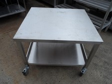 Mobile Stainless Steel  Low Level Pizza Oven Stand 885 x 800 mm £300 + Vat
