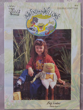 Knitting pattern of The Wind in the Willows sweaters and character soft toys