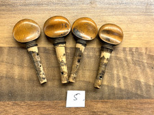 Antique 19th.C. Boxwood Violin Pegs, or Antique Banjo pegs (4 Pegs)