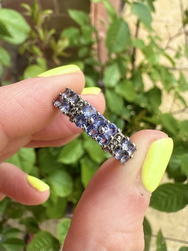 925 silver tanzanite ring - tanzanite,