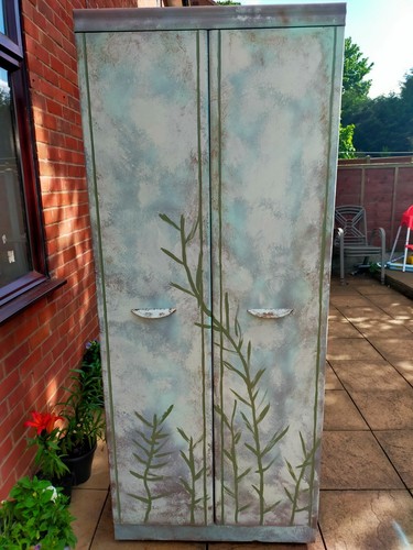 Upcycle distressed wardrobe - upcycle,