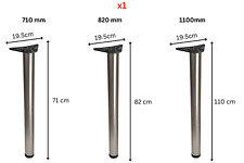 Adjustable Support Breakfast Bar Worktop Table Kitchen Leg 710/820/1100mm Satin