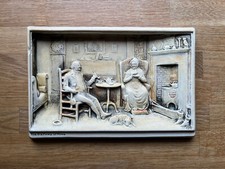 Arthur Osborne Antique Ivorex Plaque The Old Folks at Home