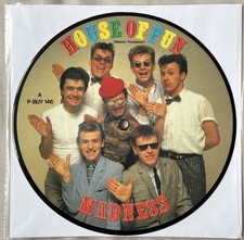 Madness - House Of Fun 7” Single Picture Disc 1982 Stiff vg+/vg+