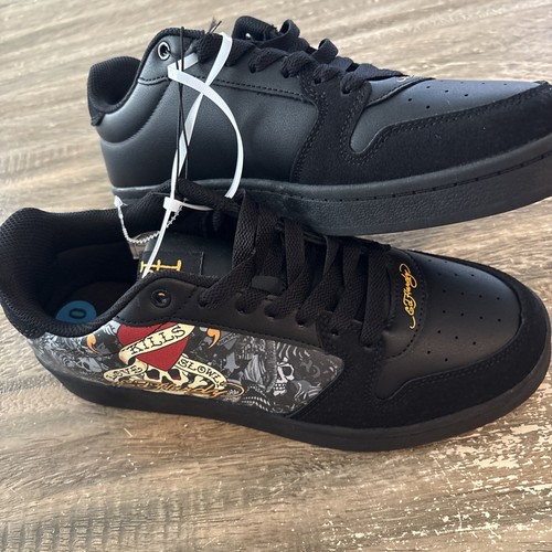 Hardy skull flame sneakers - skull,