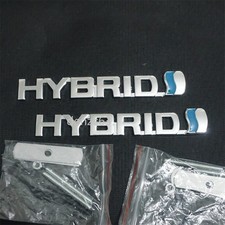 2x Silver Big HYBRID Chrome