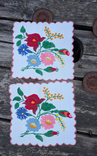 Cotton embroidered floral - 2,