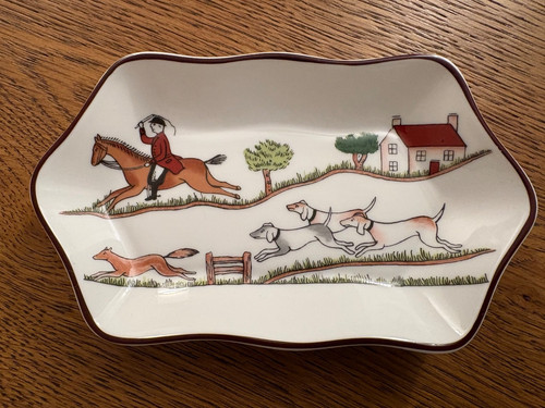 Coalport hunting scene - coalport,