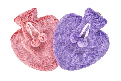 Pack soft faux fur heart - soft,