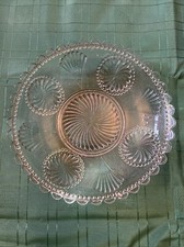 Mid century Glass Fruit Bowl 