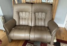 Himolla Rhine 2 Seater Leather Recliner Sofa With Integrated Footrests 33 Beach
