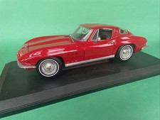 1:18 Cars Chevrolet Maisto Corvette 1965 RARE Red Diecast Good Cond PLS Read