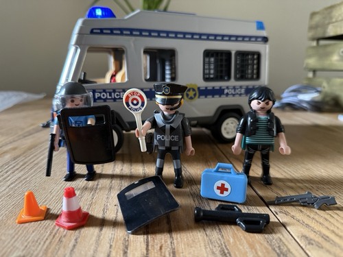 Playmobil police van with - van,