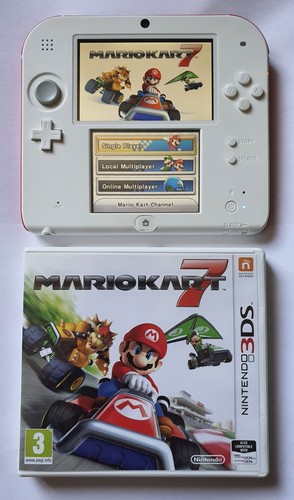 White nintendo 2ds console - white,