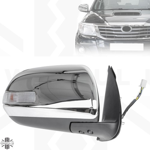 Chrome wing mirror assembly - wing,