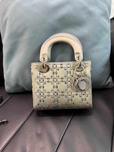 Lady dior mini satin - mini, cannage