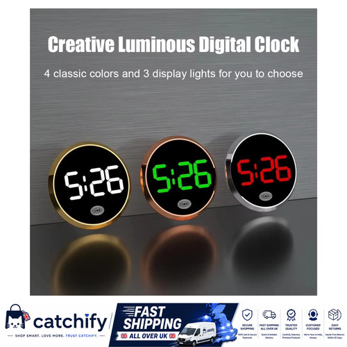 Led car clock automobiles - led,