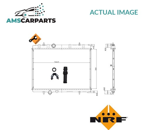 Engine cooling radiator - radiator, 58308