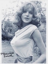 MADELINE SMITH hand-signed BUSTY SEXY YOUNG 8x10 CLOSEUP authentic w/ coa ERECT