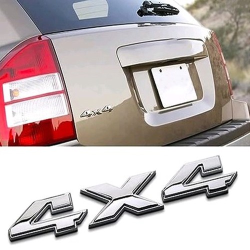 Silver chrome metal 4x4 - chrome, 3d