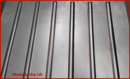 Ribbed 1mm steel section