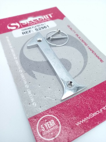 Chrome door number - chrome,