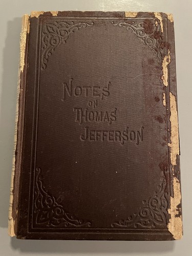 Notes thomas jefferson 1885 - thomas,