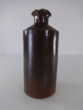 Antique Ink Bottle Handmade Victorian Stoneware Pottery Lovatt Langley Mill