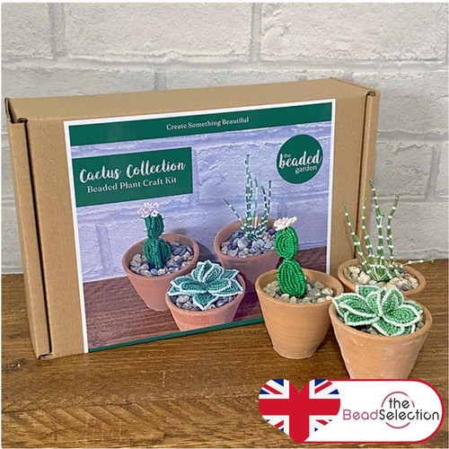 Beaded flower kit cactus - beaded,