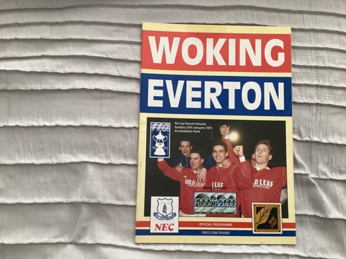 1990 everton woking fa - woking,
