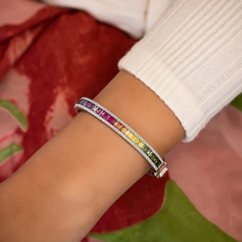Bangle rainbow sapphire - bangle, &