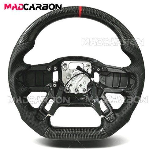 Carbon fiber steering wheel - carbon,