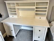 Ikea Hemnes Desk - White Wood