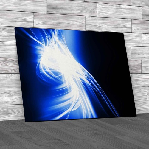 Disco laser light blue - disco, canvas