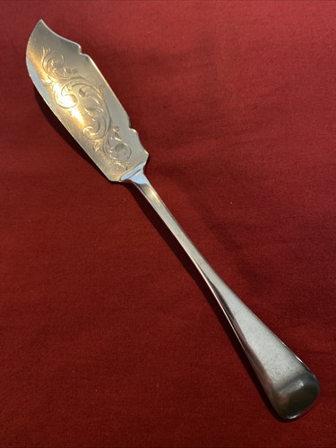 Antique silver plated fish - silver,