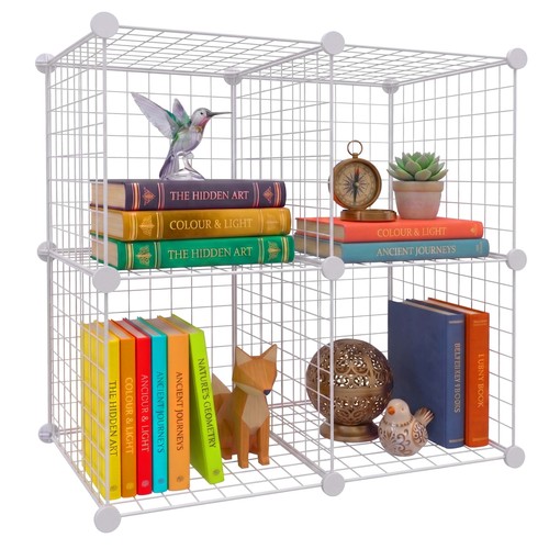 Modular cube shelving unit