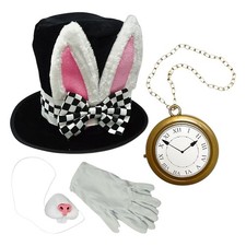 Men's White Rabbit Costume