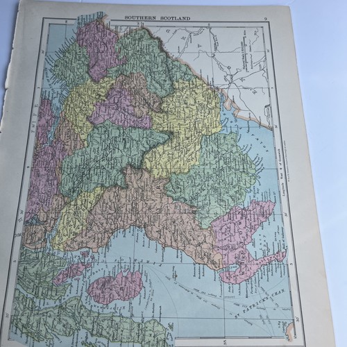 Map 1935 southern scotland - southern,