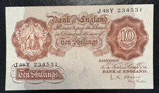 Ten Shillings Note Near