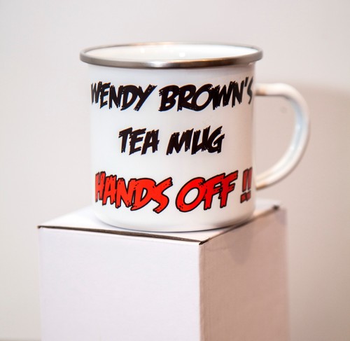 Personalised hands off tea - hands, my