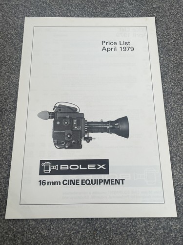 Bolex 16mm cine - cine, equipment