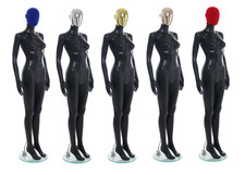 Black Female Colour Egg-Head