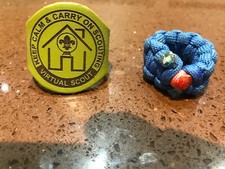 LEATHER SCOUT WOGGLE -  KEEP