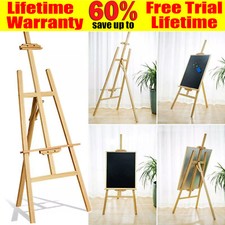 Studio Easel Wood Artist Painting Adjustable Height Craft Display Drawing Stand