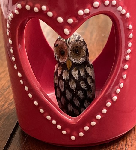 Red love heart - red,