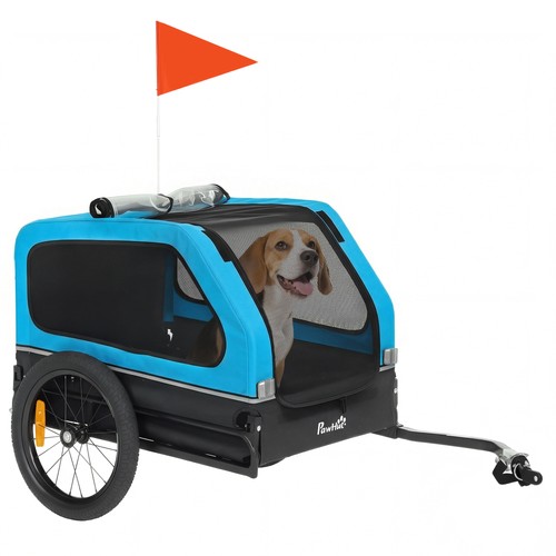 Pawhut dog bike - bike, trailer