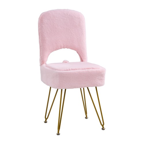 Plush dressing table chair - plush,